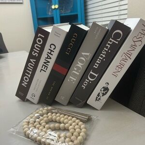 Fashion Designer Book Set with Beaded Bracelet